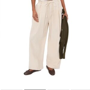 #Freepeople Women's Cream Wide-Leg Pants